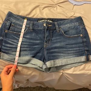 Express jean shorts